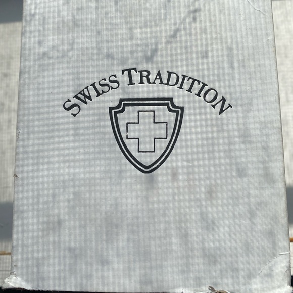 Swiss Tradition Tonneau Accented Leather Watch - Picture 6 of 6